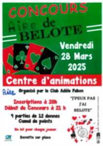 Concours de belote du Club Adèle Pabon