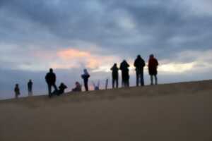 Lever du soleil sur la dune du Pilat