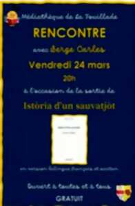 Médiathèque : Lecture - rencontre avec Serge Carles