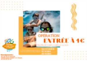 Opération 1€ l'entrée de la piscine