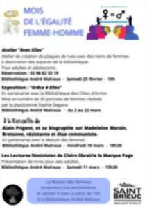 Mois de l'égalité femme-homme