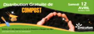 Distribution gratuite de compost organisée par Le Smicotom