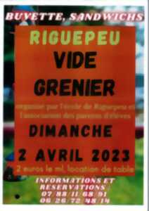 VIDE GRENIER À RIGUEPEU