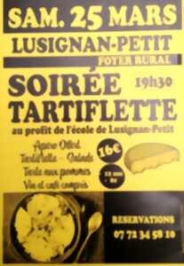 Soirée tartiflette au profit de l'école