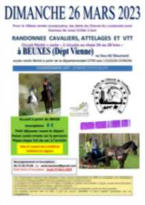 Randonnée Cavaliers, Attelages et VTT à Beuxes