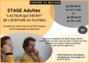 photo Stage de théâtre pour adultes