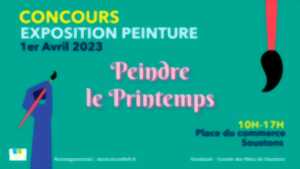 Je peins, Place du Commerce