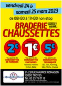 Braderie de chaussettes direct usine