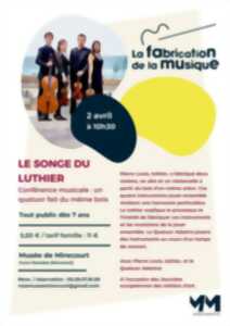 CONFÉRENCE MUSICALE : UN QUATUOR FAIT DU MÊME BOIS À L'OCCASION DES JOURNÉES EUROPÉENNES DES MÉTIERS