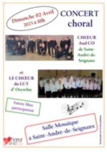 Concert Chœur & Co et le Chœur de Luy