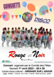 Soirée guinguette Disco - Rouge et Noir