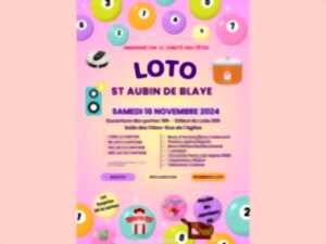 photo Loto du comité des fêtes de Saint Aubin de Blaye