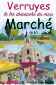 photo Marché mensuel de Verruyes (1er dimanche matin du mois)