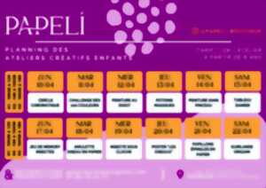 Ateliers créatifs chez Papeli !