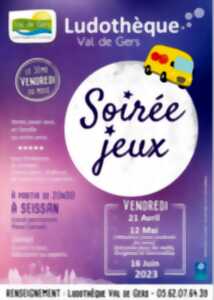 SOIREE JEUX AVEC LA LUDOTHEQUE
