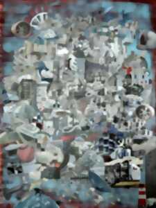 photo Expo JANNET, collages contemporains