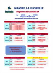 EMBARQUEZ A BORD DE LA FLORELLE ! DU  12 AU 18 JUIN 2023