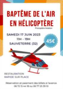 BAPTÊME EN HÉLICOPTÈRE
