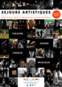 Séjour artistique: Multi activités, Théâtre/Cirque/activités 