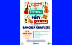 Le festival de Poey - Concert de Sangria gratuite
