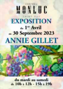 EXPOSITION D'ANNIE GILLET AU CHÂTEAU MONLUC