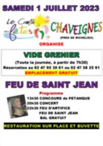 photo Feu de Saint Jean et vide-grenier