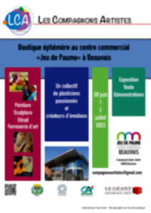 Boutique Ephémère Les Compagnons Artistes Jeu de Paume Beauvais