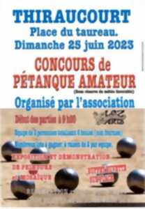photo Concours de pétanque amateur et démonstration de peinture