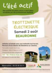 photo Eté actif : Trottinette électrique tout terrain