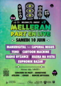 Melleran part en live