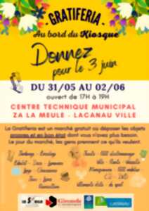 Donnez pour la Gratiferia du 3 Juin 2023
