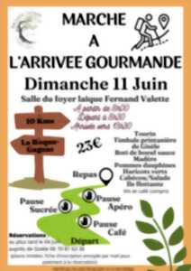 Marche à l'arrivée gourmande