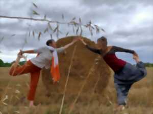 photo Yoga au lac - en anglais