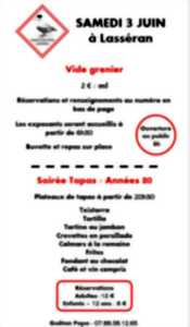 VIDE-GRENIER ET SOIRÉE TAPAS À LASSÉRAN