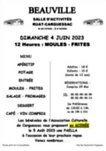 Repas moules/frites