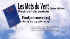 FESTIVAL DE POÉSIE : LES MOTS DU VENT - 2ÈME EDITION