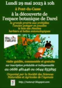 photo Visite guidée de l'espace botanique de Darel