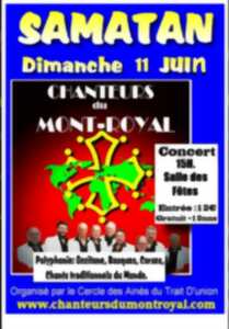 CONCERT CHANTEURS DU MONT ROYAL