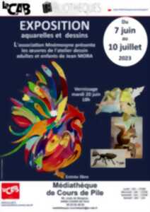 Exposition aquarelles et dessins
