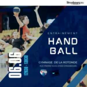 Entrainement de handball avec le SEHB