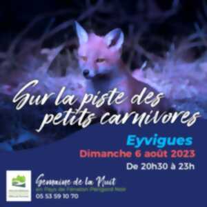 Semaine de la nuit : Sur la piste des petits carnivores à Salignac-Eyvigues