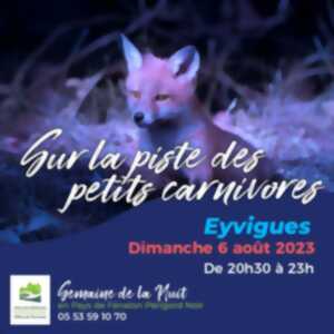 photo SEMAINE DE LA NUIT : Sur la piste des petits carnivores à Salignac-Eyvigues