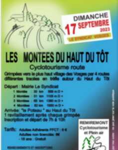 photo Les montées du haut du tot - cyclotourisme