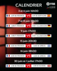 Matchs de basket équipe de France U19 M France/Espagne