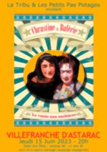 SPECTACLE CHRASTINE ET BALÉRIE - LA VENTE AUX ENCHÈRES