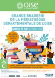 Grande braderie de la Médiathèque départementale de l'Oise