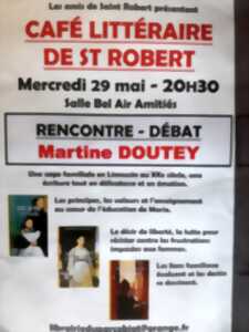 photo Café littéraire avec Martine DOUTEY