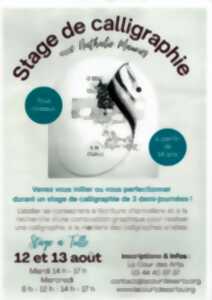 photo Cours des Arts : Atelier  : Calligraphie