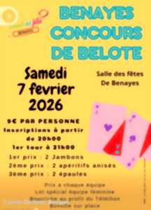 photo Concours de belote à Benayes