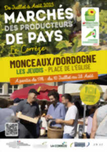 photo Marché des Producteurs de Pays de Monceaux sur Dordogne